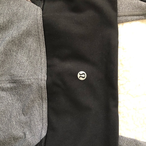 Lululemon Athletica Stripe Leggings, Gray, Pink - Picture 3 of 6